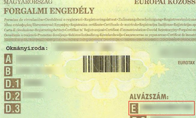 Van egy vonalkód a forgalmiban, tudod mi az? Mutatjuk img